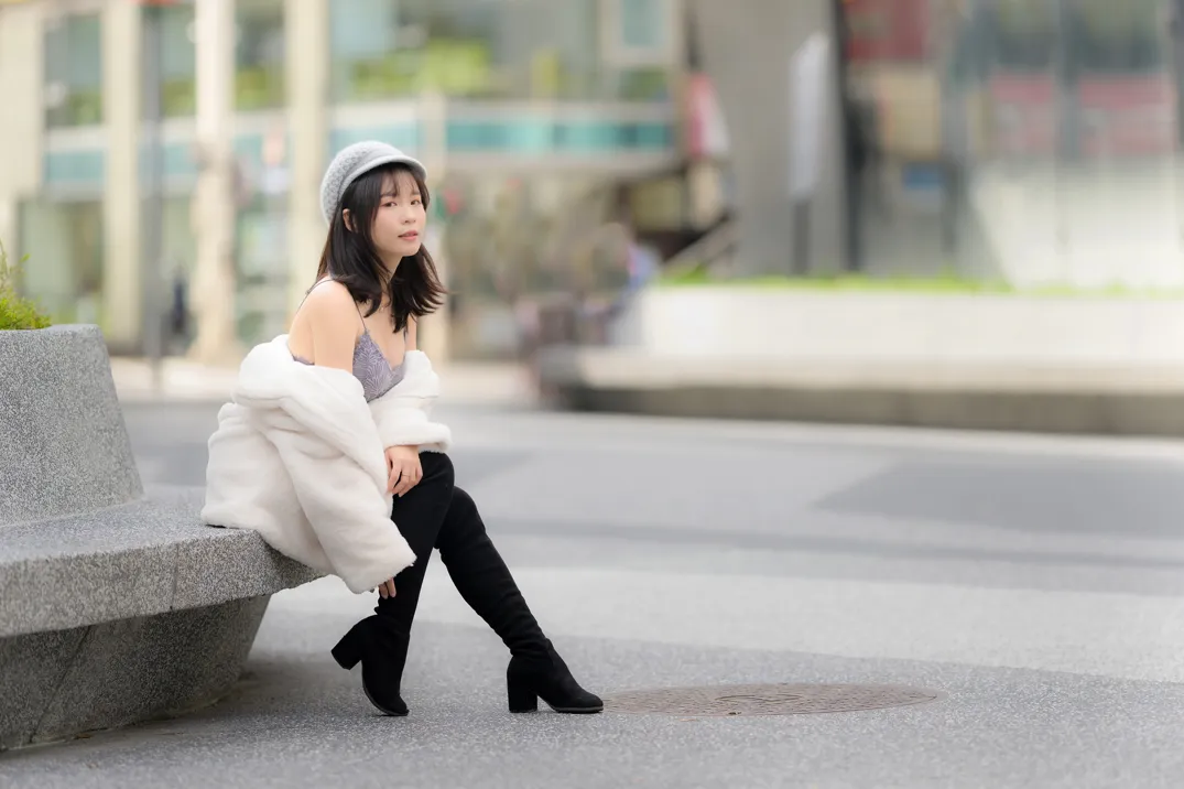 [Mzsock] NO.215 YoYo denim shorts and boots street photography#[105P]-102