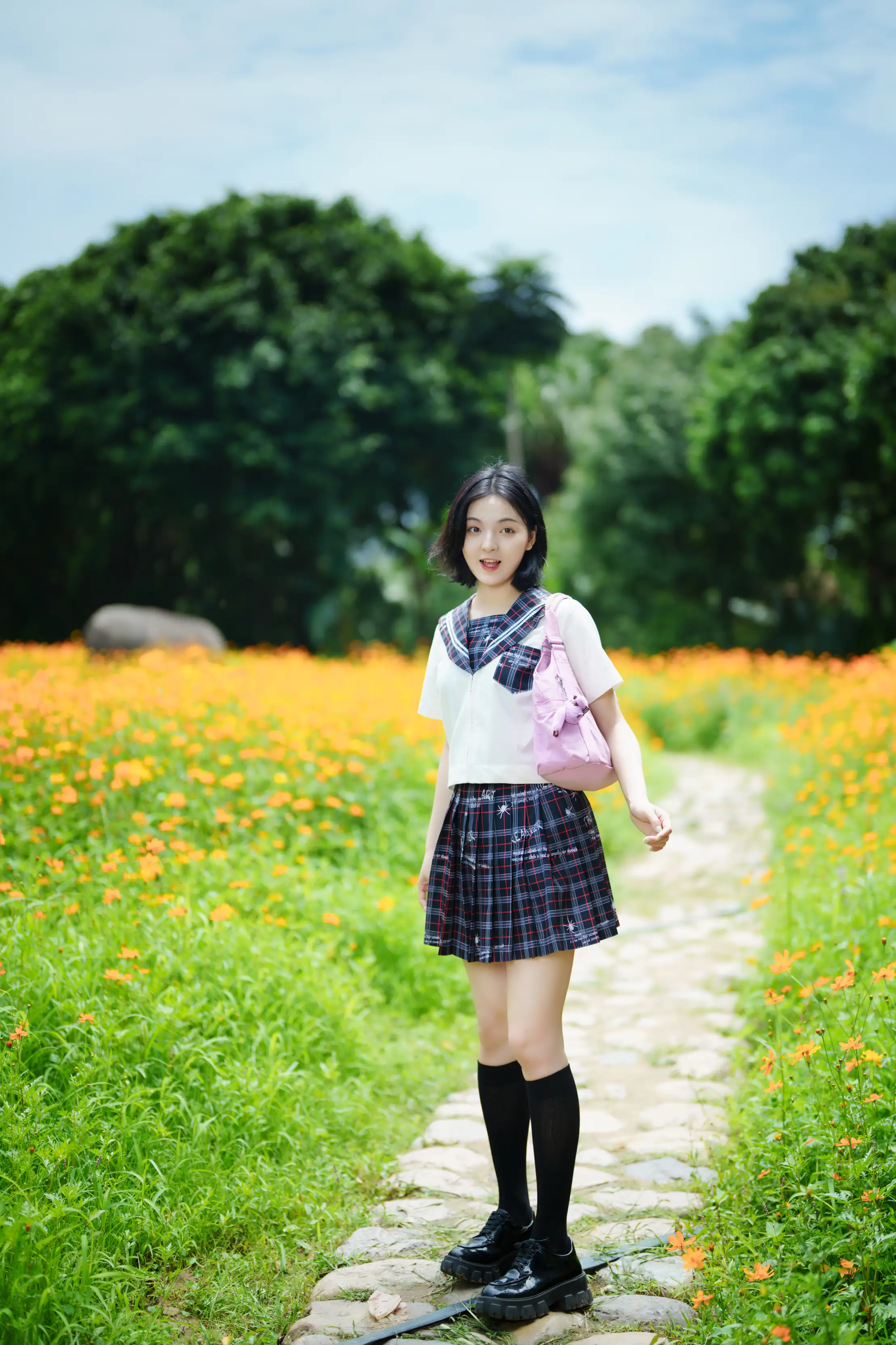 [YITUYU] 2021.11.12 Vol.441 – JK girl in the flower field dudu#[51P]-34